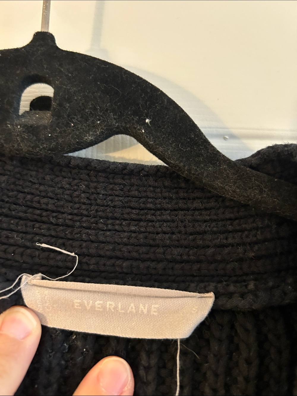 Everlane Chunky Cotton Cardigan Sweater - Picture 2 of 2